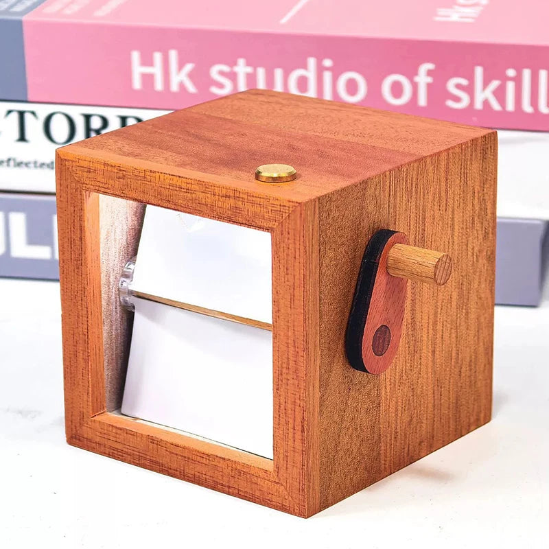 Customized Photo Wooden Rotating Memory Box with Light Pointed Toe Shallow High Heel Shoe ( Standard Delivery )